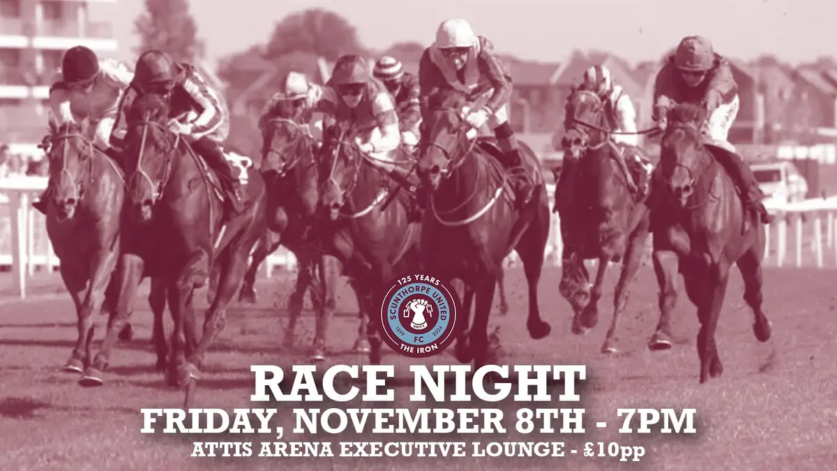 This Friday: Iron hosting Race Night