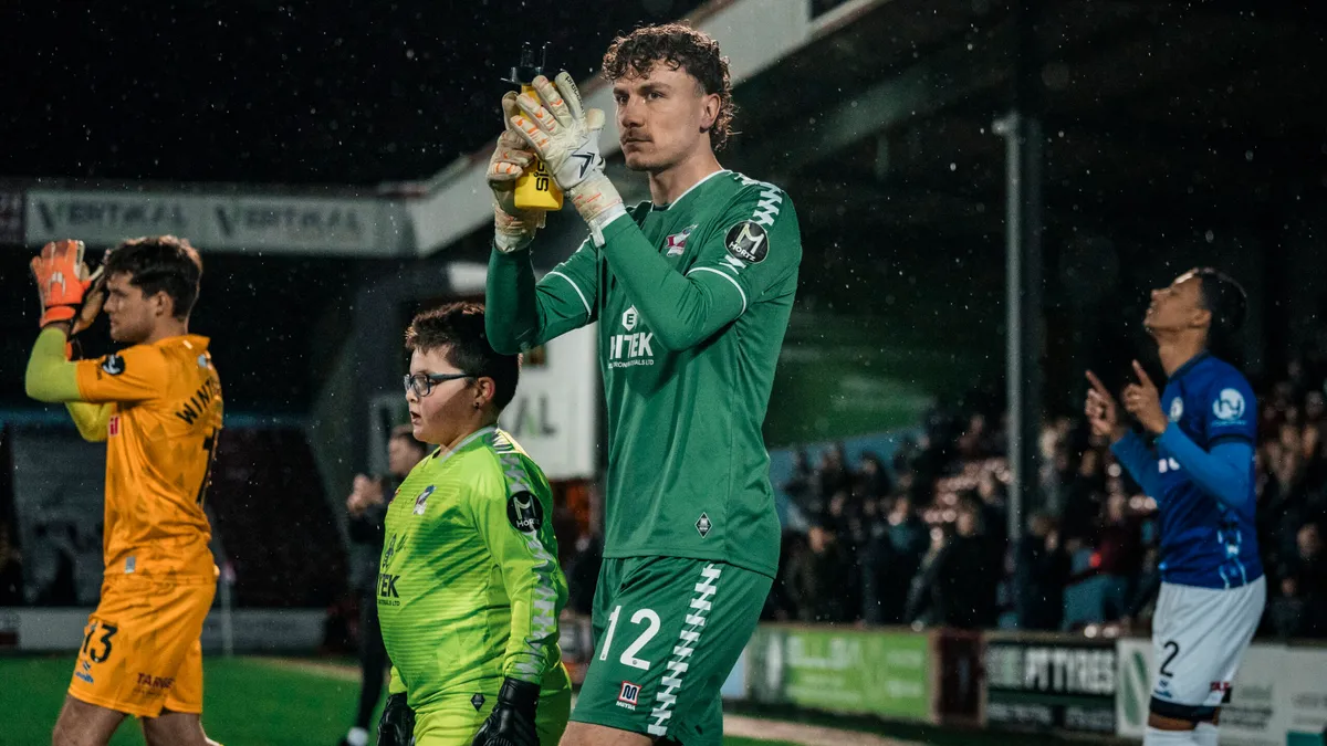 Goalkeeper Louis Jones signs a new two-year contract with the Iron