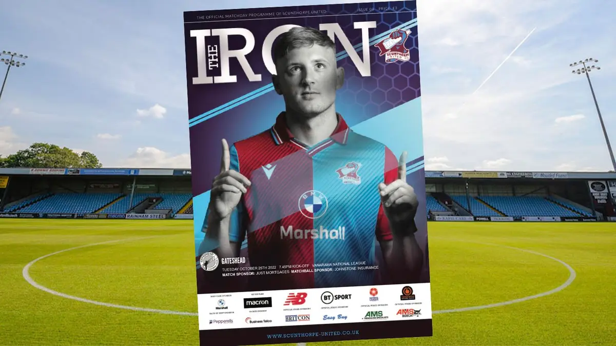 Programme on sale for Gateshead home game