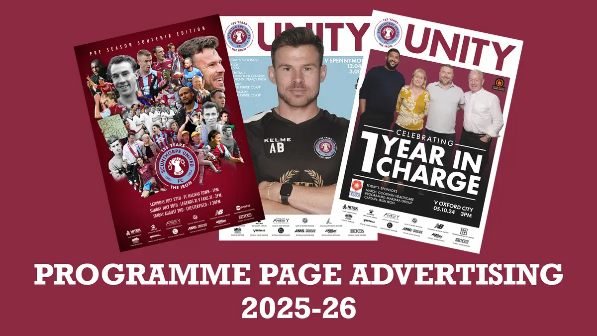 Programme advertising available for the 2025-26 season