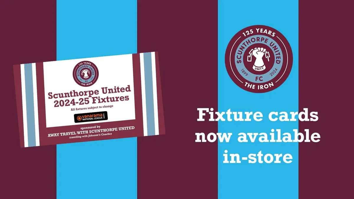 Fixture cards available from our ticket office