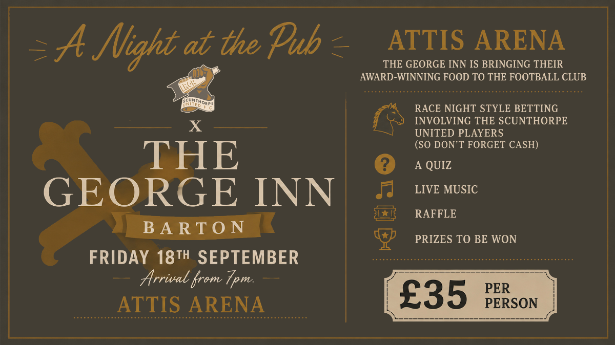 Iron link up with the George Inn to bring a night at the pub to the Attis Arena