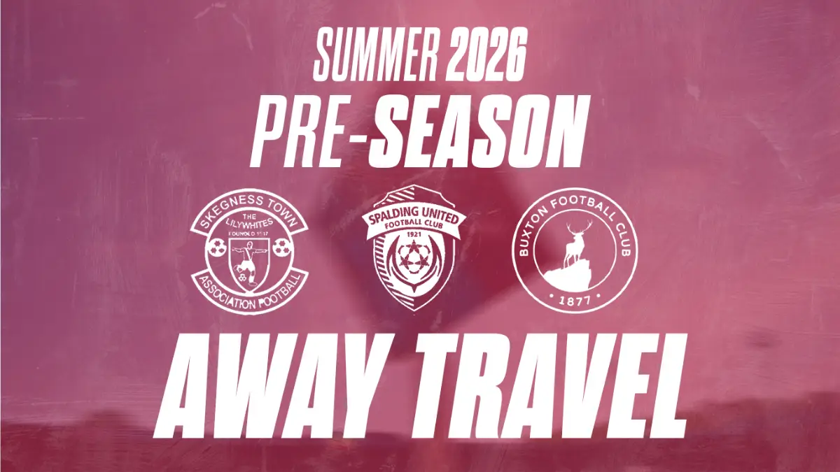 Away Travel information for 2026-27 pre-season 
