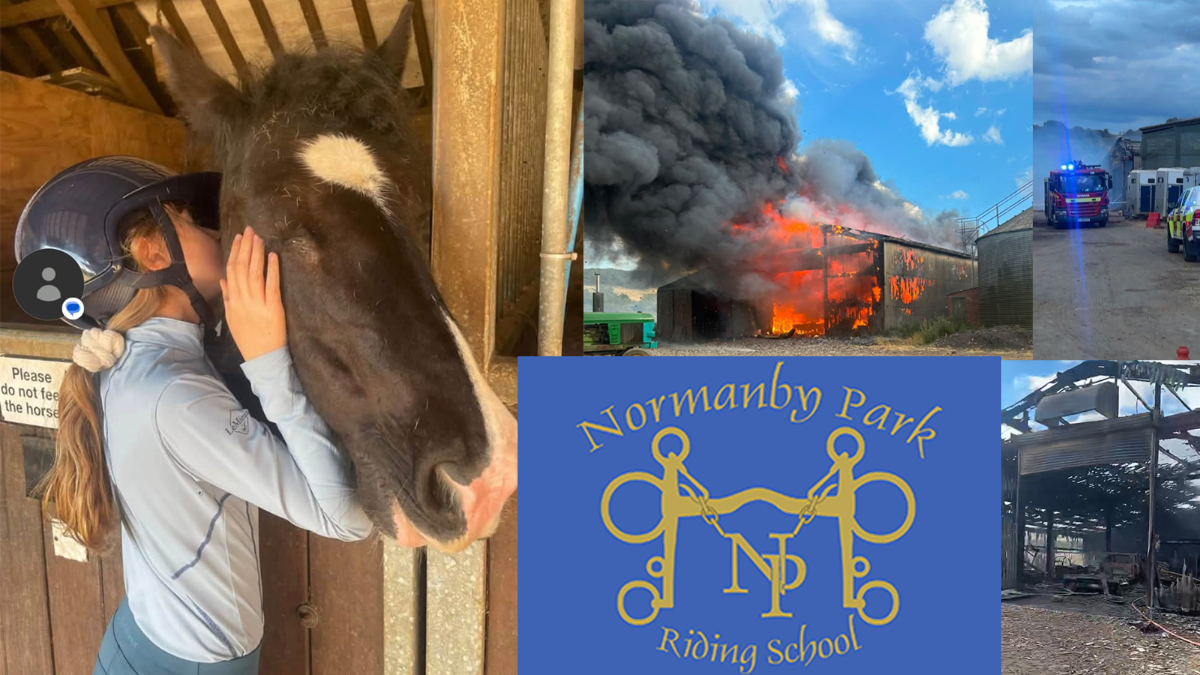 Bucket collection for Normanby Park Riding School following devastating fire