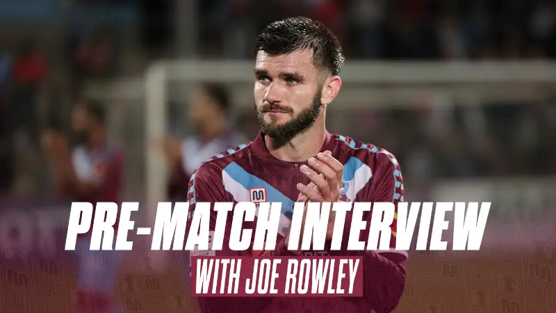 PRE-MATCH INTERVIEW: Joe Rowley previews Harrogate clash