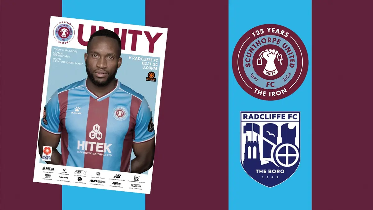 Get your Iron v Radcliffe programme online to guarantee your copy this Saturday