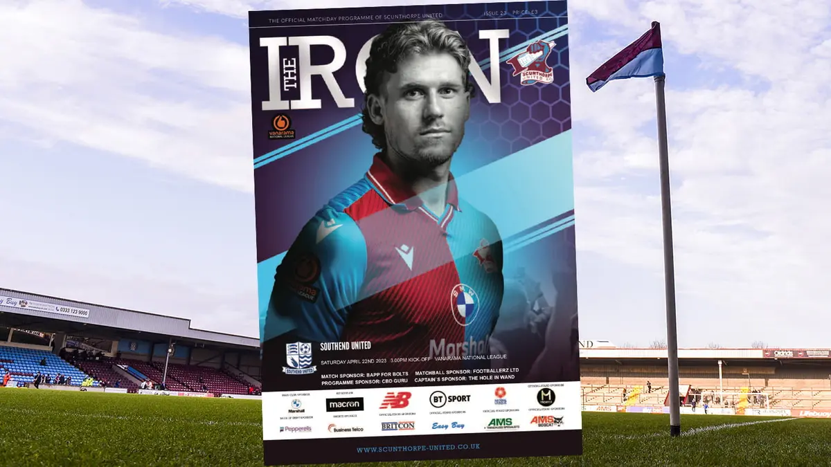 Programme on sale for Southend home game