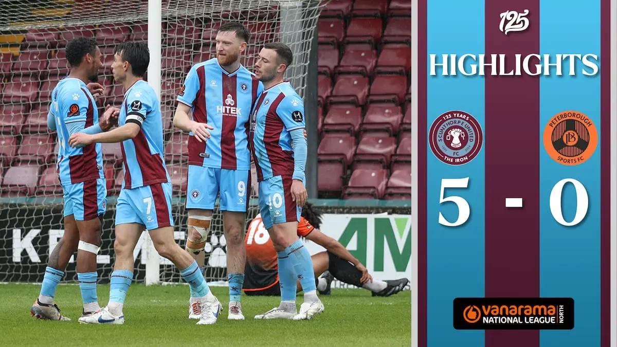 MATCH ACTION: Iron 5-0 Peterborough Sports - alternative angles