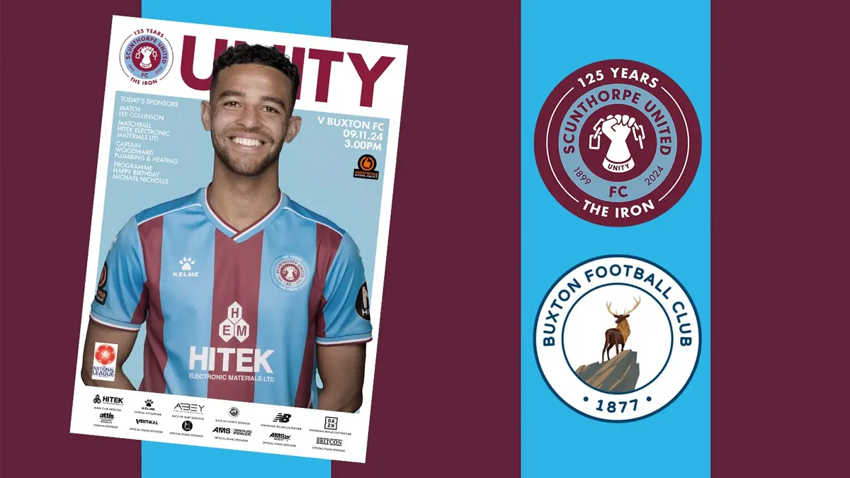 Get your Iron v Buxton programme online to guarantee your copy this Saturday