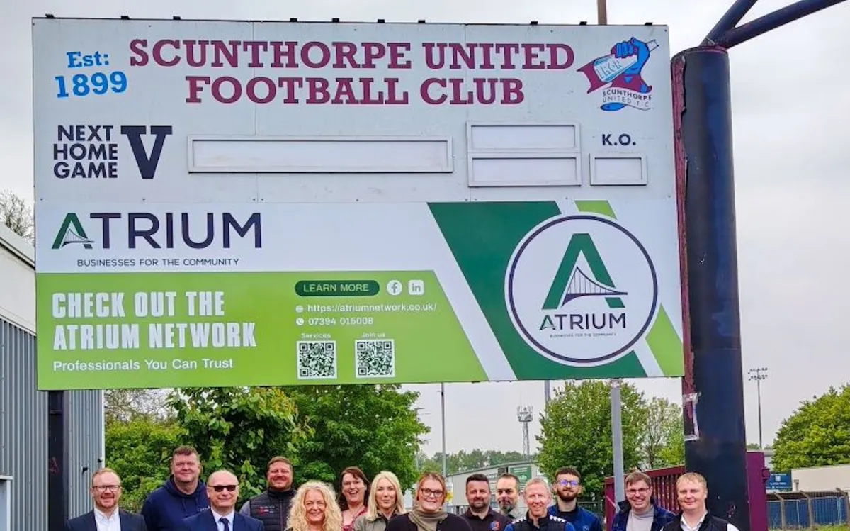 New Atrium Businesses for the Community Next Up board unveiled at the Attis Arena