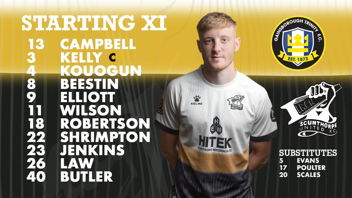 Team news: Gainsborough Trinity (A)