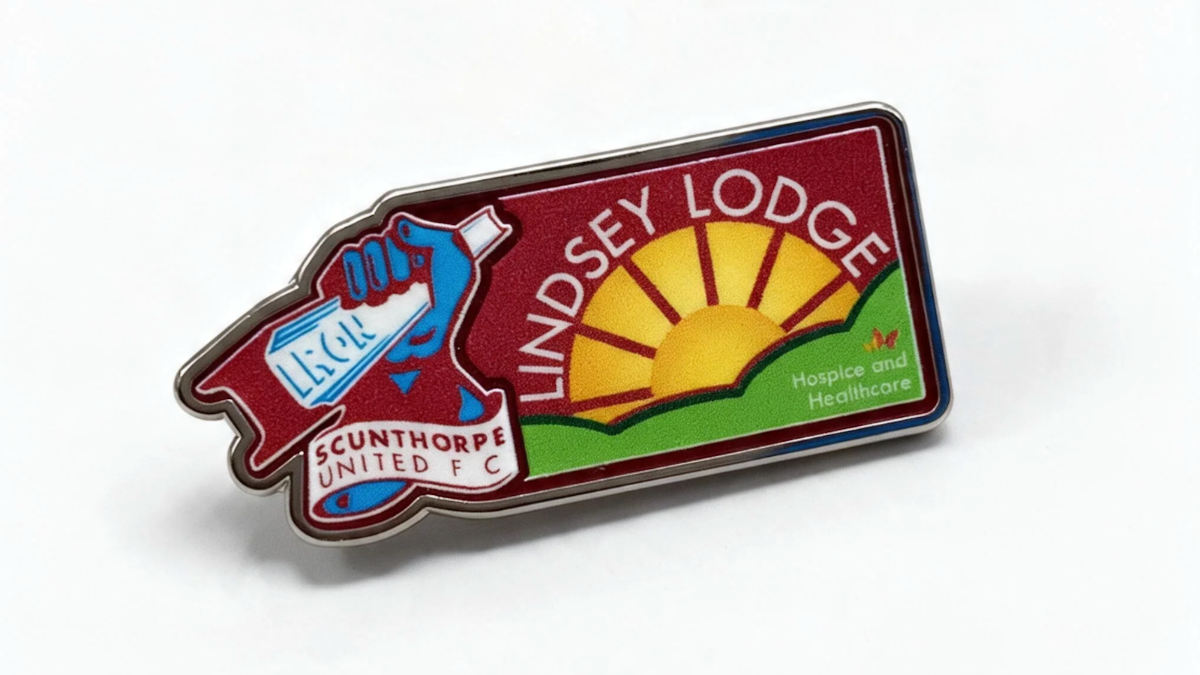 Lindsey Lodge club pin badge launched with proceeds to the charity