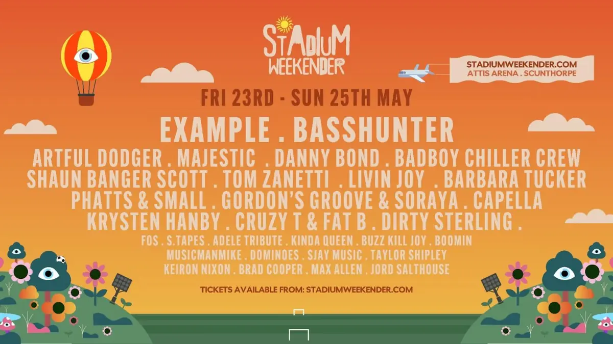 Line-up confirmed: Attis Arena to host ‘Stadium Weekender’ live music festival in May 2025
