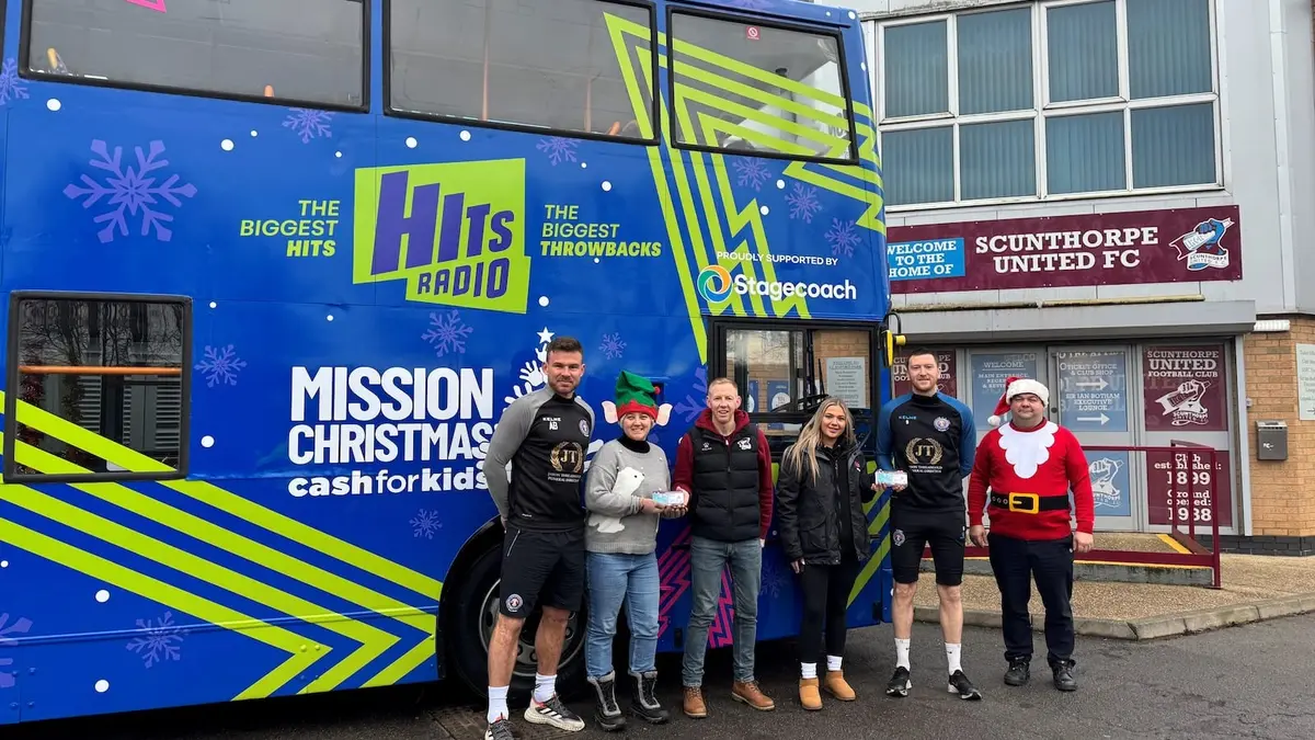 Iron welcome Cash for Kids - Mission Christmas bus