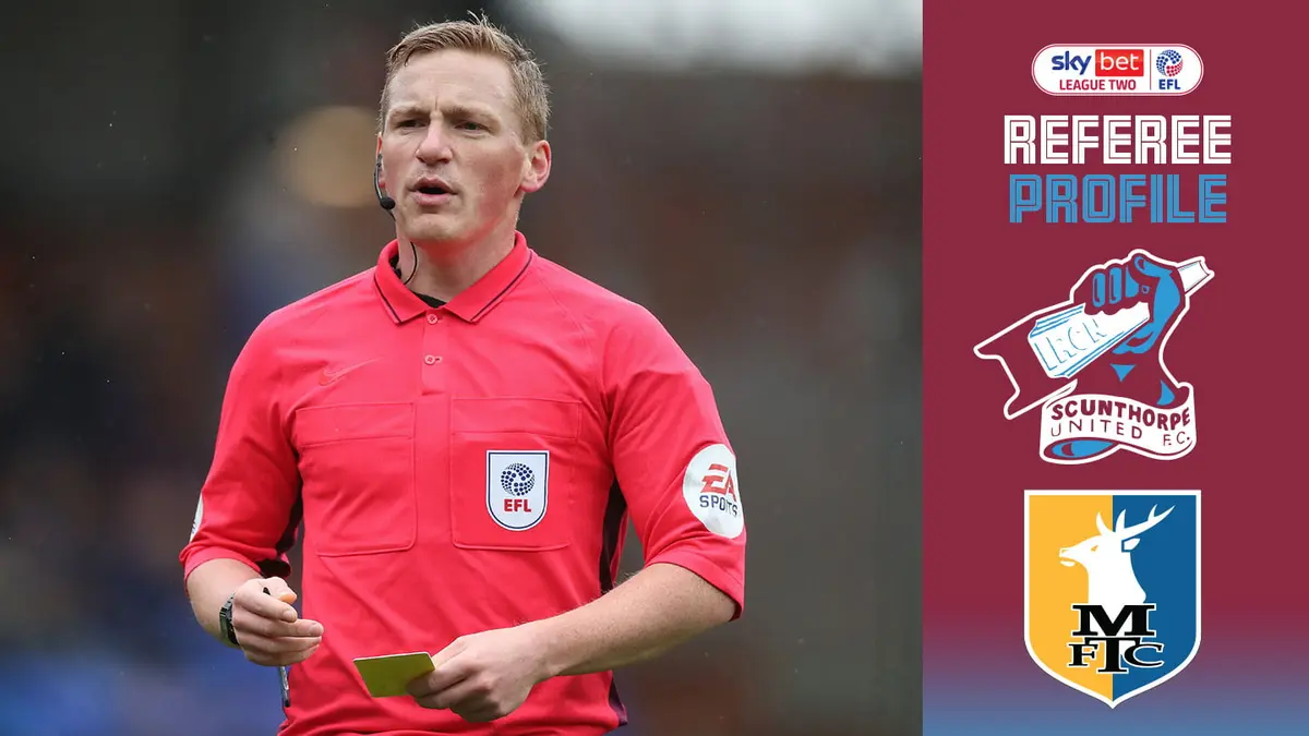 John Busby to referee Mansfield Town home clash