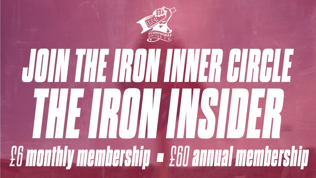 Join the Inner Circle: Scunthorpe United Launches New Iron Insider Membership
