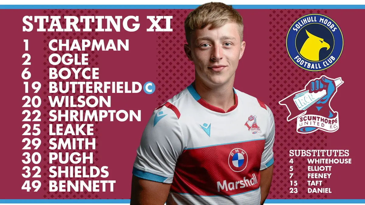 Team news: Solihull Moors (A)