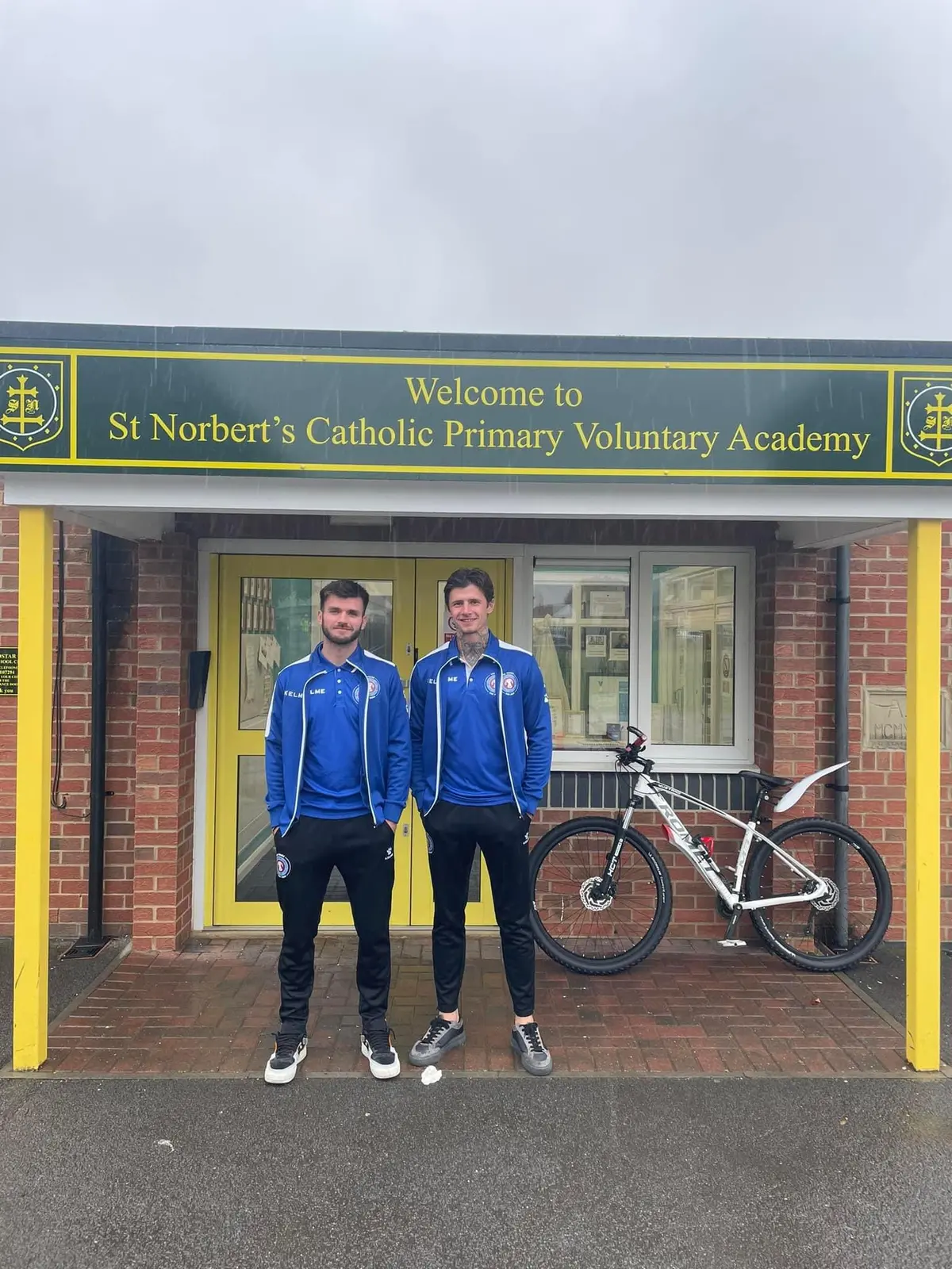 Nicholson and Rowley attend local school with the Iron Foundation