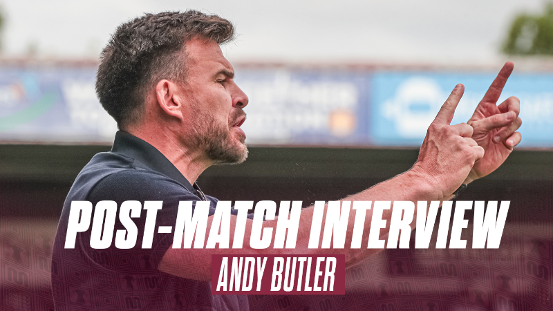 POST-MATCH INTERVIEW: Andy Butler reflects on second National League Cup victory