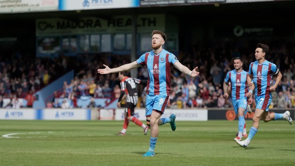 VIDEO: Danny Whitehall speaks following his brace to send the Iron to the final