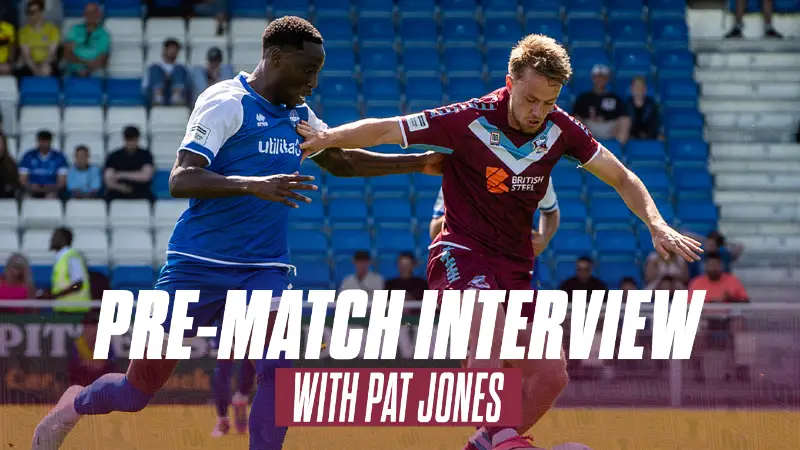 PRE-MATCH INTERVIEW: Pat Jones speaks ahead of Solihull clash