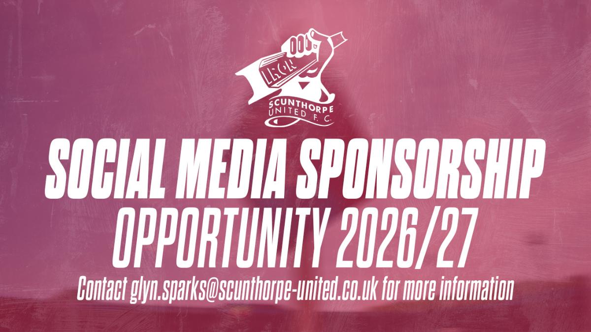 Sponsorship opportunity: Matchday social media sponsorship now available