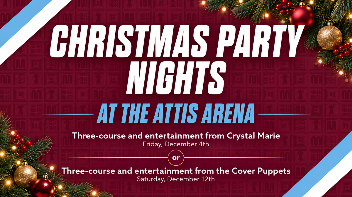 Join us for our Christmas Party Nights at the Attis Arena this December