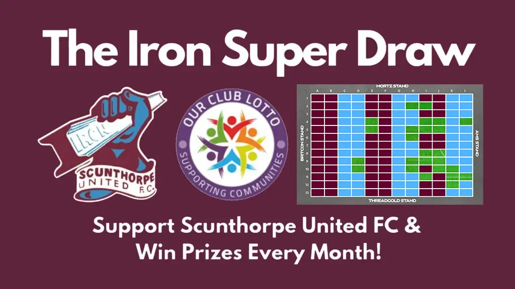 Support the pitch with the Iron Super Draw and be in with a chance of winning a pitch square in June