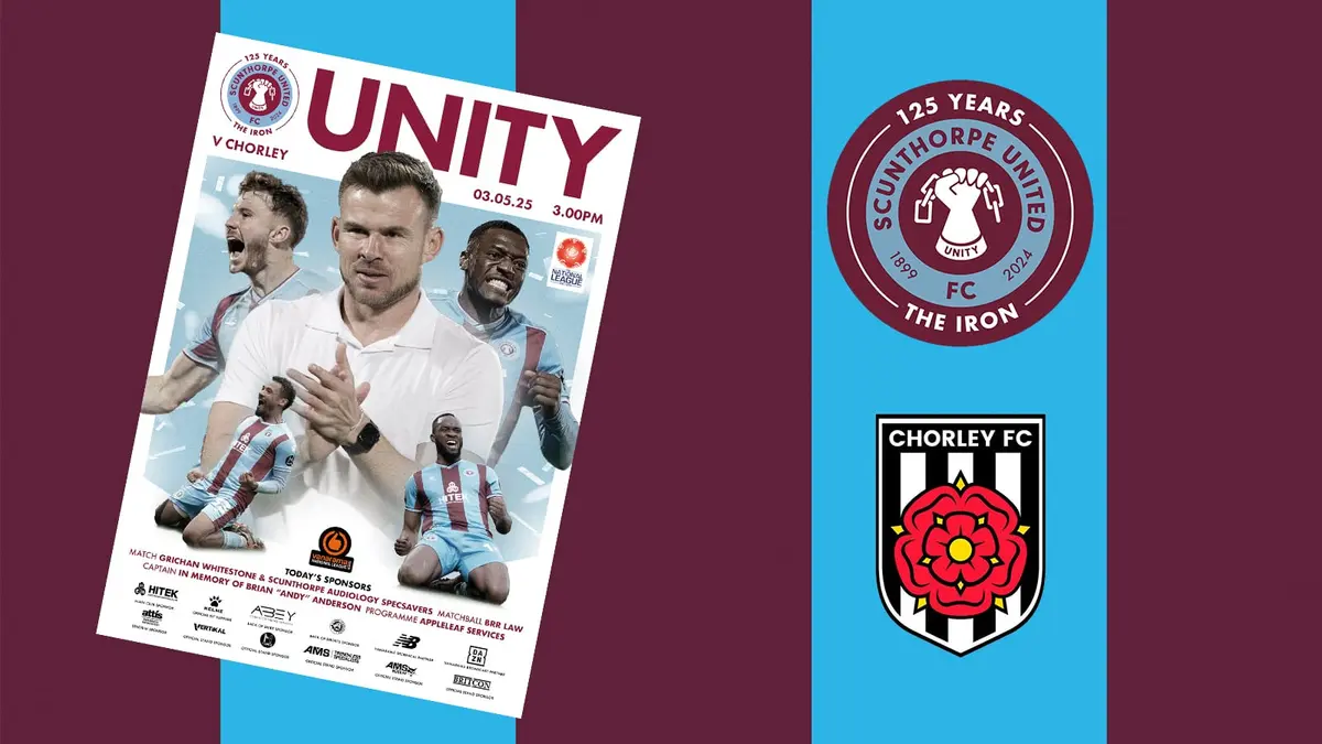 Get your Iron v Chorley programme online to guarantee a copy this Saturday.