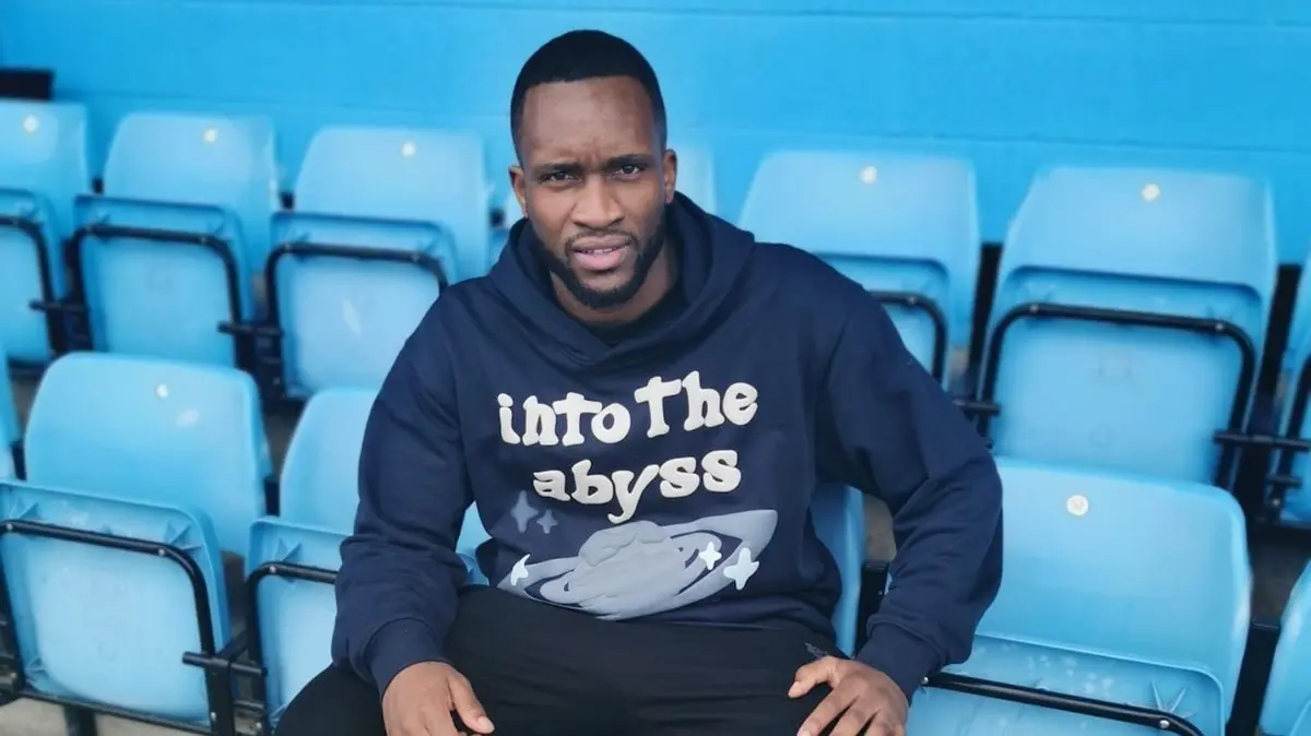 First summer recruit Carlton Ubaezuonu reacts to joining the club