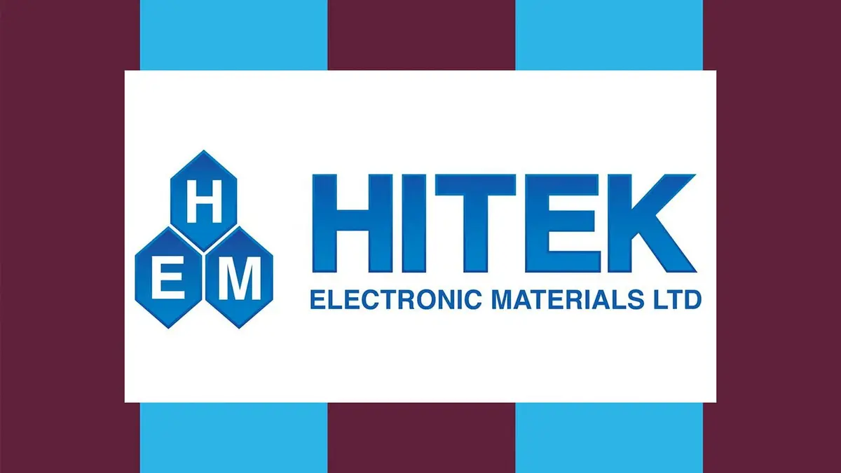 HITEK Electronic Materials Ltd continue as front of shirt sponsors for 2024-25