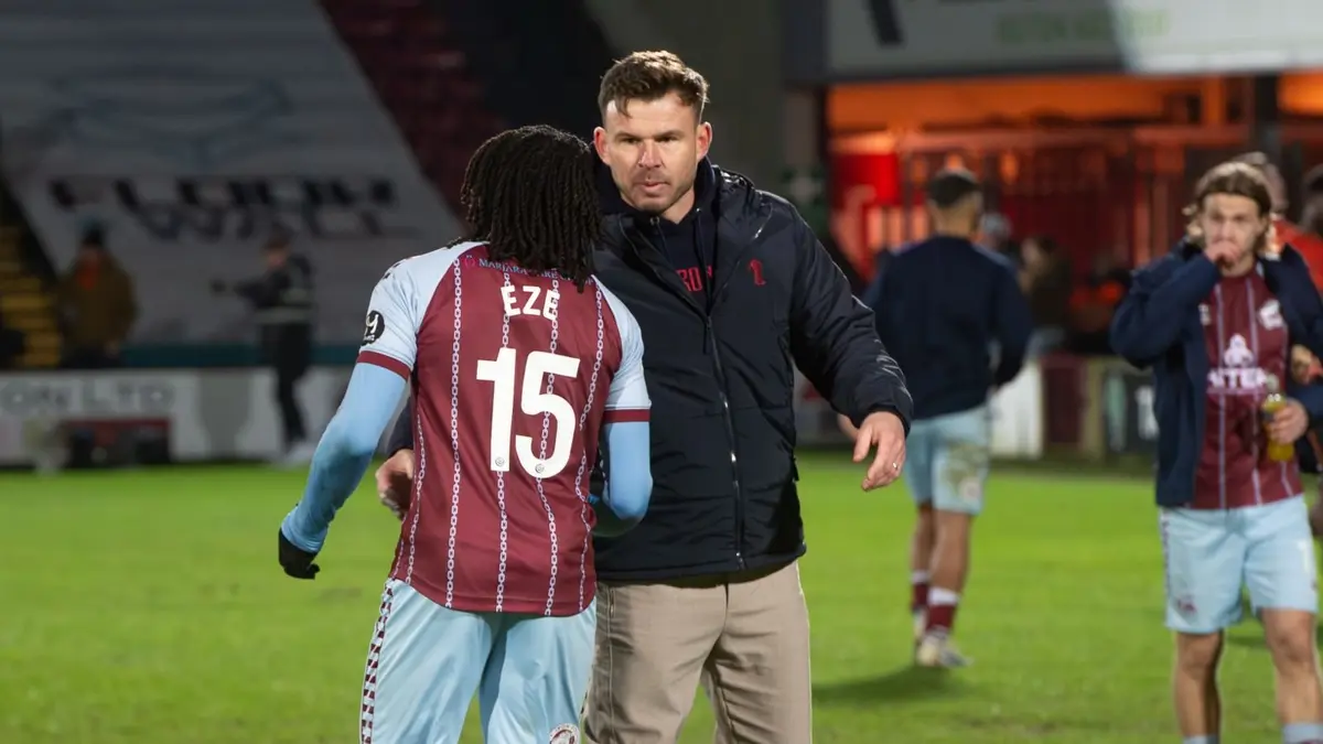 VIDEO: Reaction from Andy Butler as Iron progress in FA Trophy