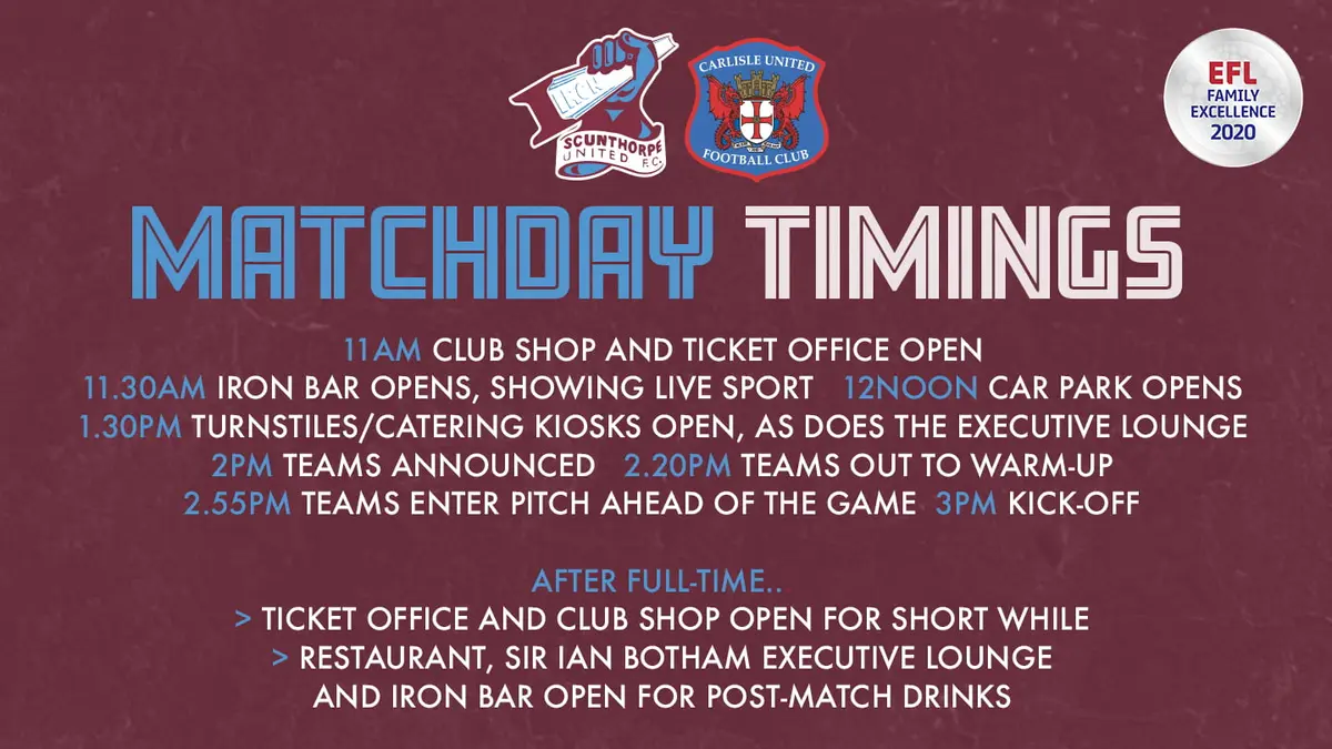 What's on guide: Carlisle United (H)