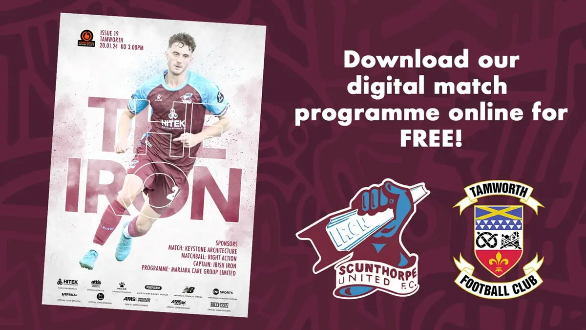Digital programme: Iron v Tamworth