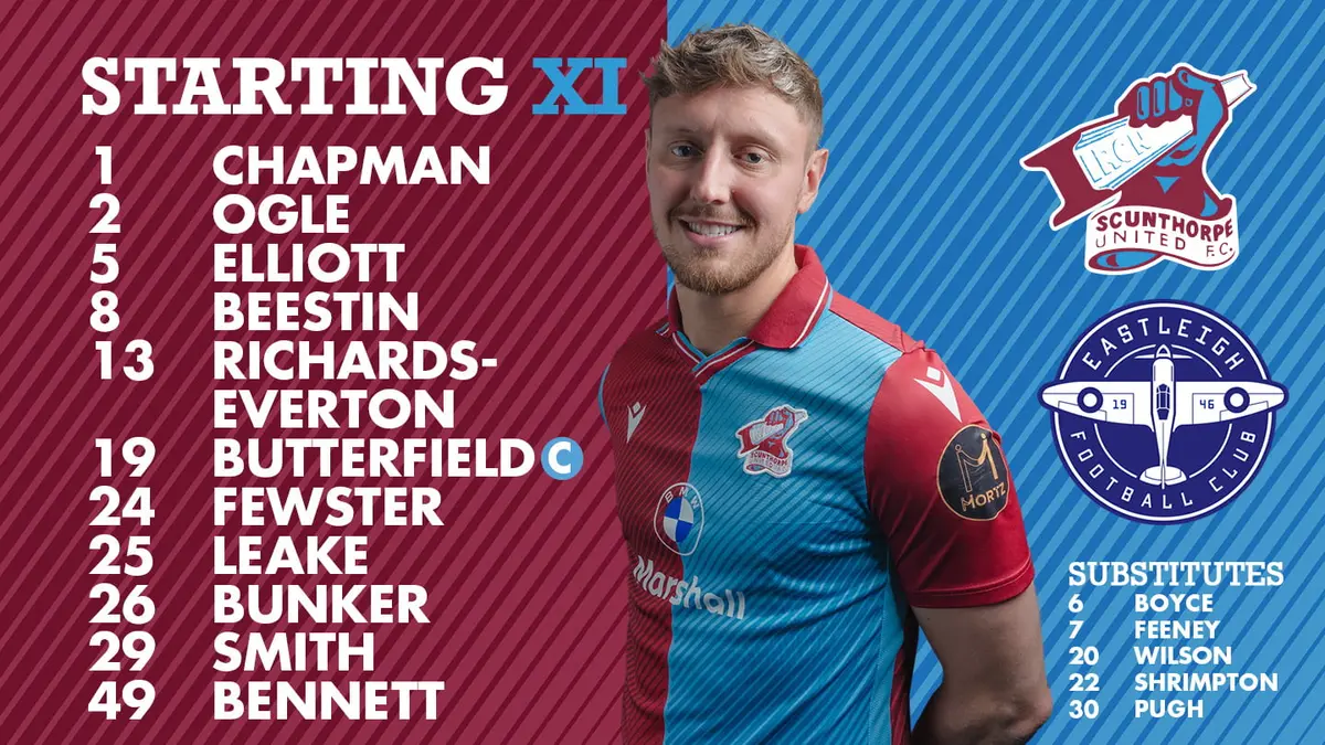 Team news: Eastleigh (H)