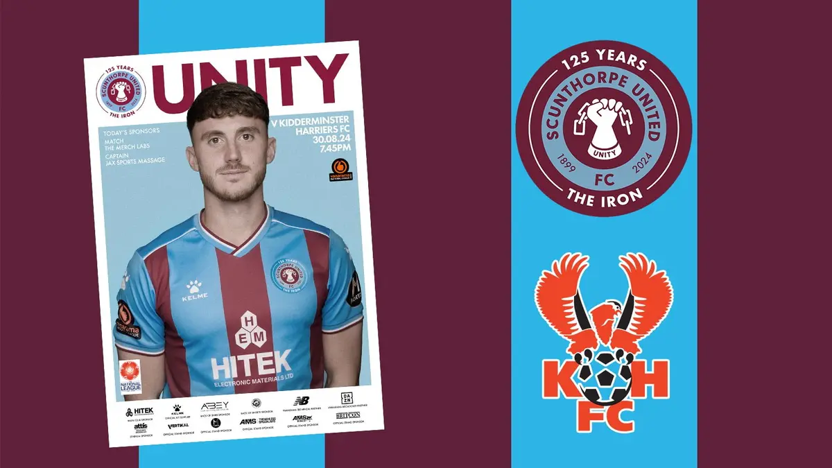 Get your Iron v Kidderminster programme online to guarantee your copy this weekend