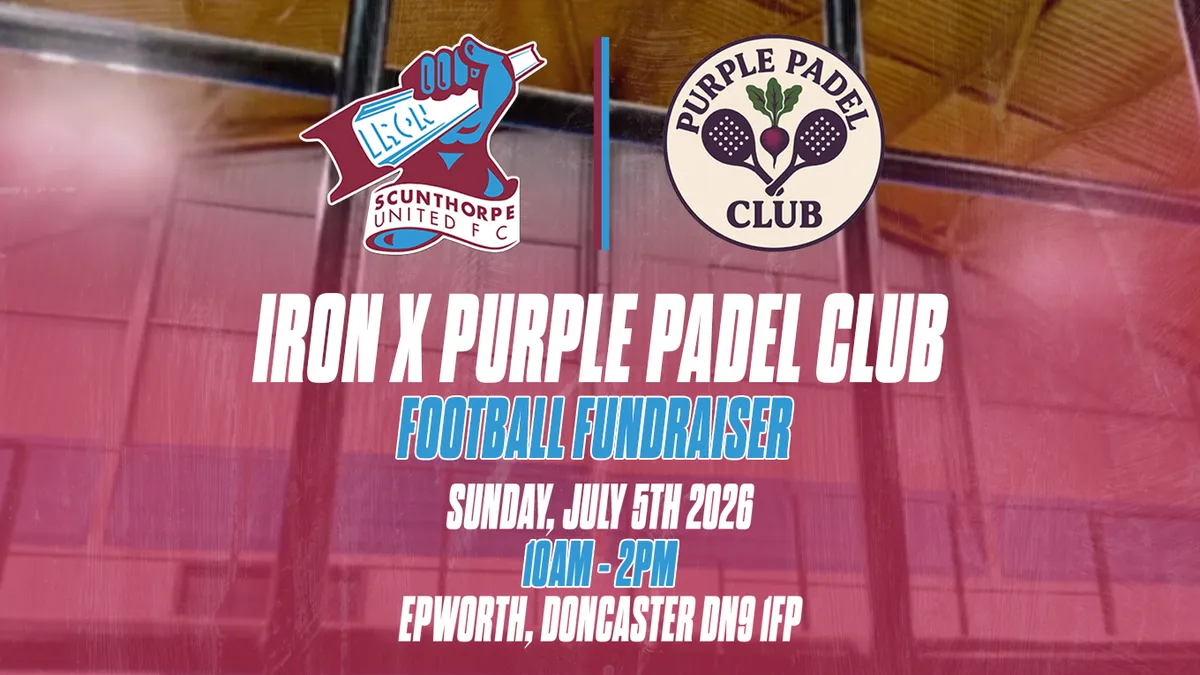 Purple Padel x Scunthorpe United Football Fundraiser