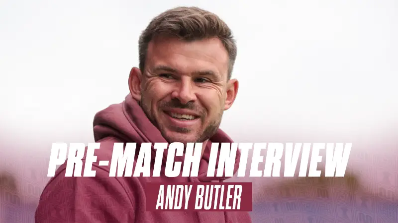 PRE-MATCH INTERVIEW: Andy Butler looks ahead to Eastleigh away test