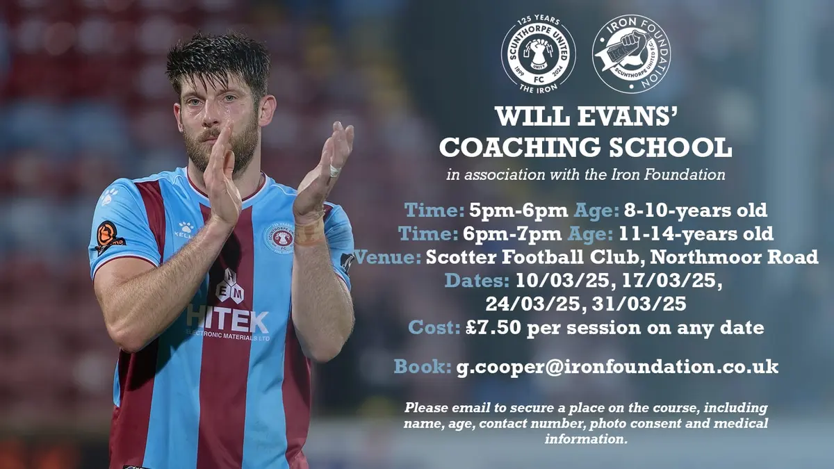 Book onto any of Will Evans' remaining coaching sessions for just £7.50 per hour