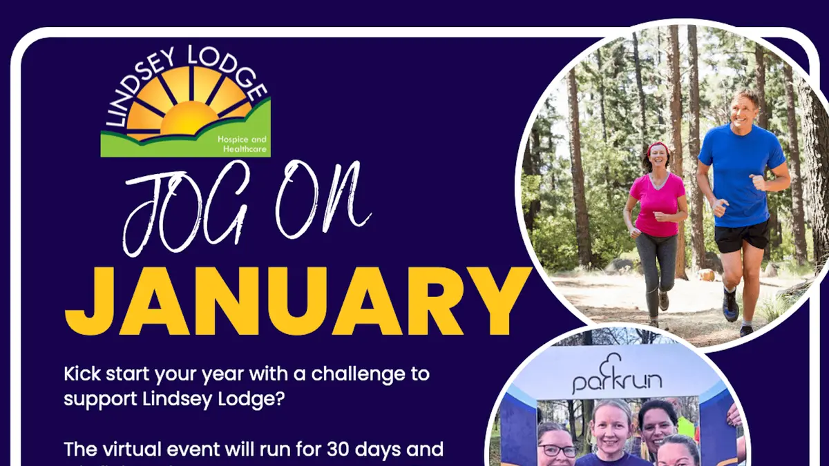 Iron to support Lindsey Lodge Hospice's Jog on January 2025!