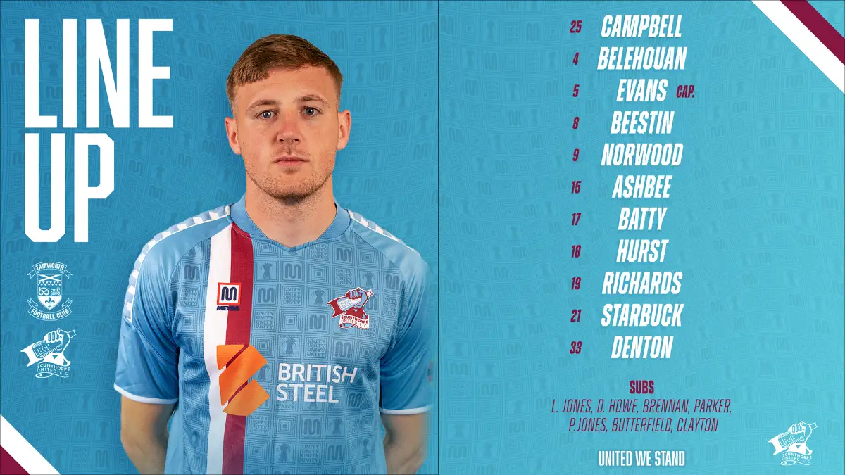 TEAM NEWS: Tamworth (A)