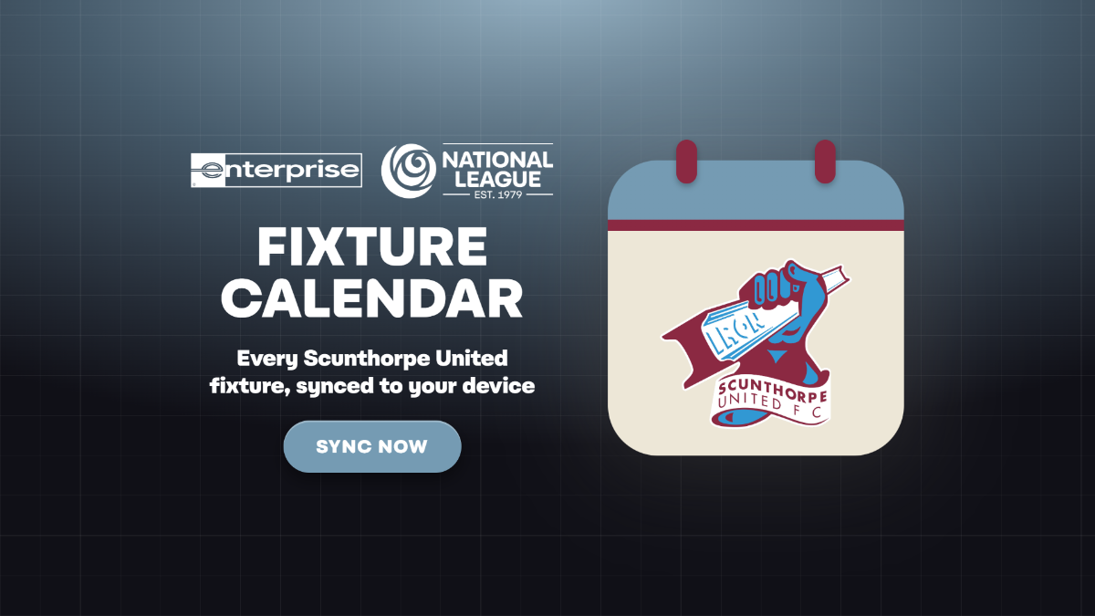 Get in sync with every Scunthorpe fixture!