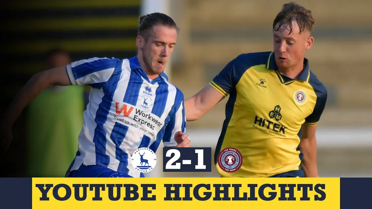 MATCH ACTION: Hartlepool United 2-1 Iron