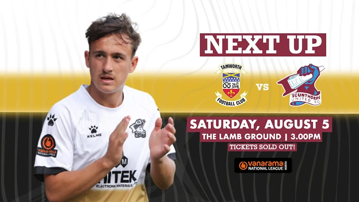 Next up: Tamworth (A)