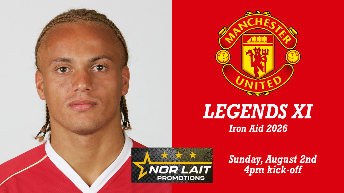 Manchester United Legends XI to include Wes Brown for Iron Aid 2026 this August