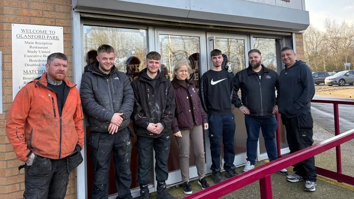 Iron team up with New County Glazing to give entrance a fresh look