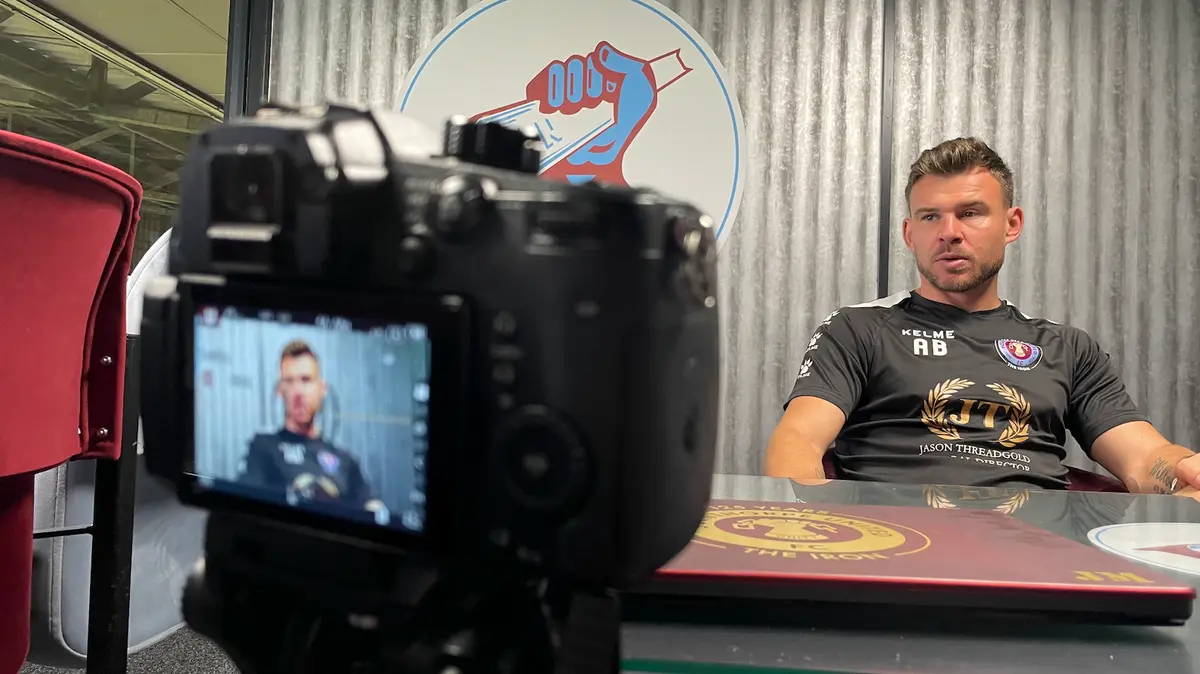 VIDEO: Andy Butler looks ahead to Scarborough away encounter