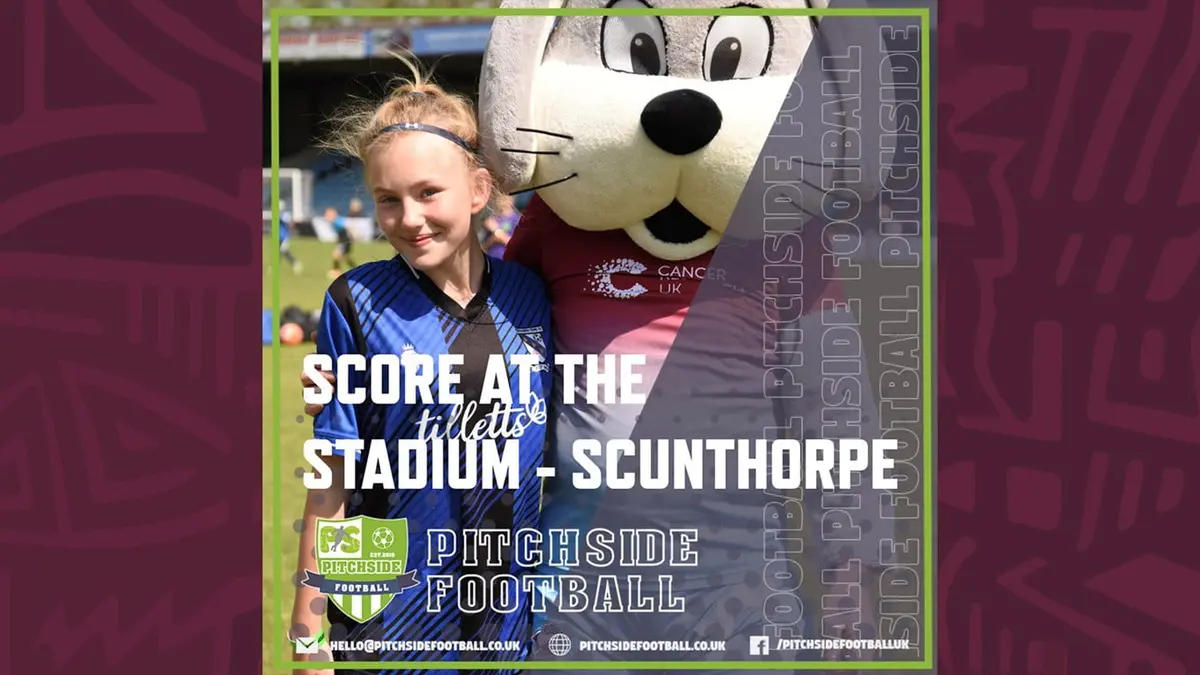 Scunthorpe United welcomes Pitchside Football - Tournaments and Events this Saturday