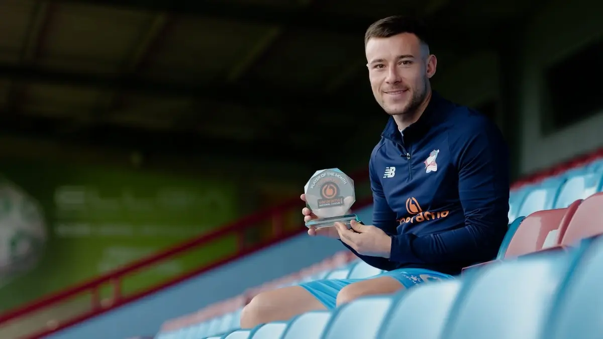 Callum Roberts named Vanarama National League North player of the month for October