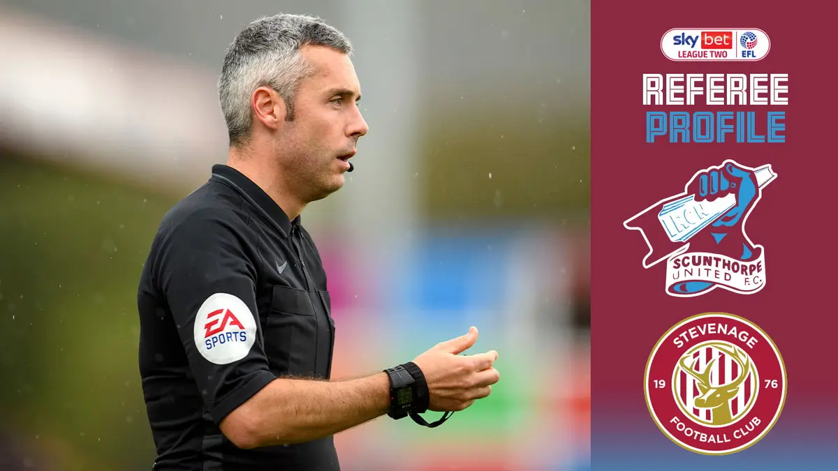 Seb Stockbridge to referee Stevenage home encounter